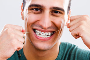 correct flossing